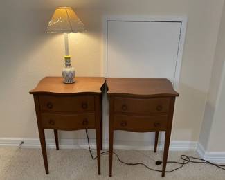 Vintage Wooden Nightstands