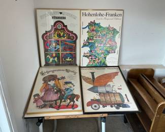 Framed German Posters