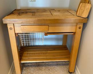 Butcher Block Kitchen Island
