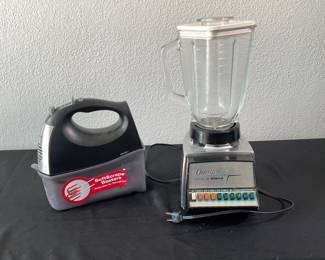 Osterizer Blender and Hamilton Beach Hand Mixer