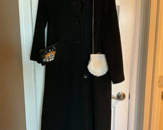 Kristen Blake Dress Coat & Purses