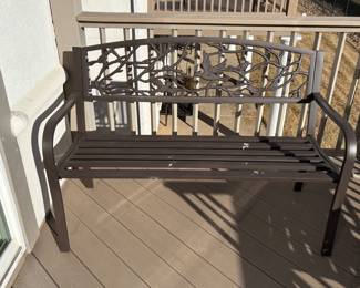 Metal Garden Bench