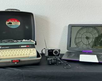 Smith Corona Electra Typewriter & Portable Video Player