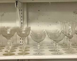 Vintage Crystal Glassware