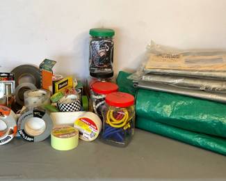 Tarps, Tapes & Bungees