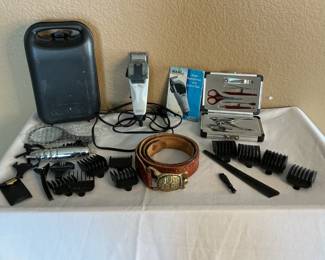 Wahl Clippers, Brass Belt Buckle and More