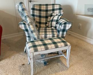 Armchair with Bench