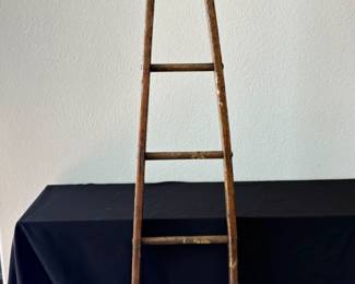 Antique Wooden Orchard Harvest Ladder