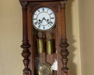 Antique Gustav Becker Vienna Wall Clock