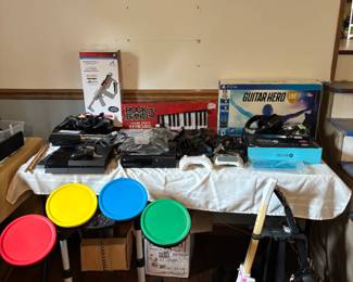 Vintage video game consoles