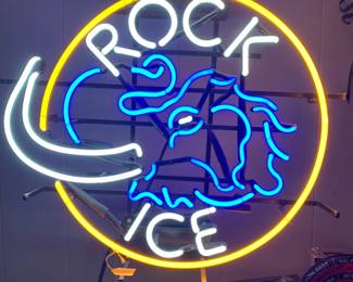 Neon Rock Ice Sign