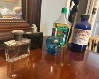 Vintage cologne bottles