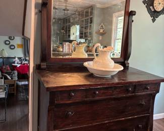 Antique Dresser with mirror
