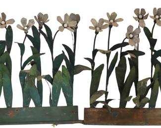 Lot 154 Tole Flower Lights