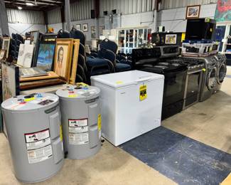 Water Heaters and Chest Freezer