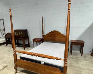 Four poster bed