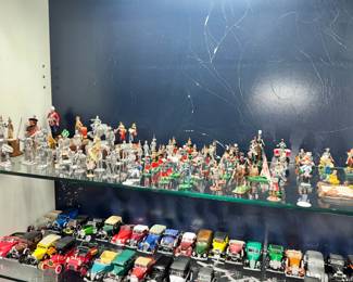 Pewter and cast Iron Collectibles