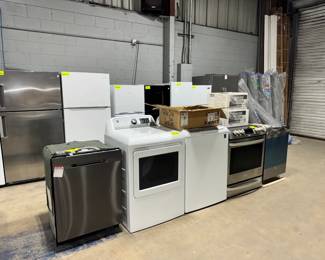 Refrigerators, Stoves, Dishwashers, Washers and Dryers 