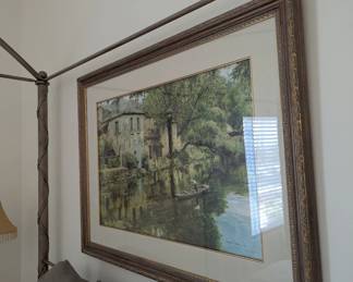 framed landscape print by artist Martin Spencer Coleman