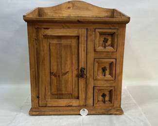 Rustic Pine Nightstand