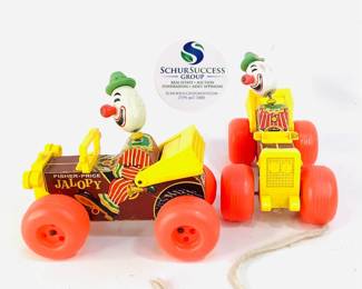 Vintage Fisher-Price Jalopy Cars