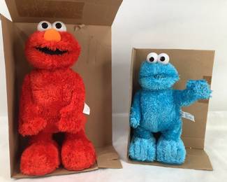 New Tickle Me Elmo and Cookie Monster