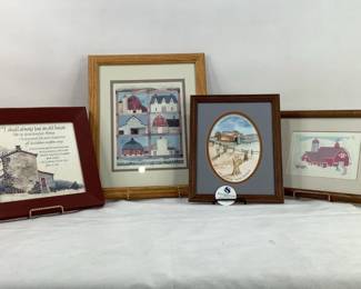 Framed Barn Prints