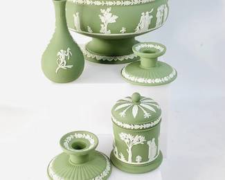 Sage Green Jasperware