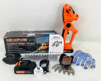 NEXPOW Cordless Hedge Trimmer