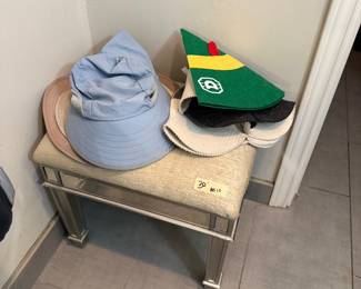 Vanity Stool, Hats