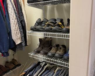 Men’s clothes and shoes