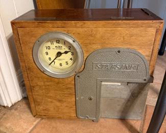 Stafsine Antique Punch Clock