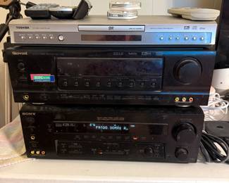 Receivers and DVD player
