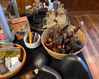 Men’s cologne, Pipes, etc.