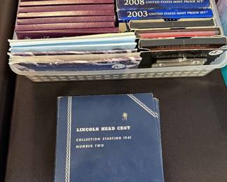 Coin Sets, Penny Books