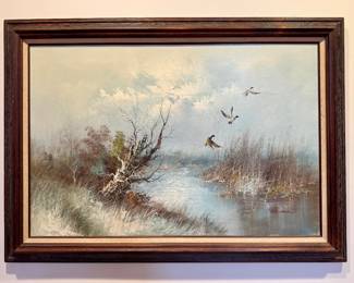 Oil on Canvas, Signed