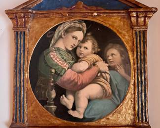 "Madonna & Child" Religious Plaque