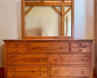 Cherry Dresser & Mirror
