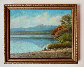 "Chocoroa Mt. Lake" Oil on Canvas