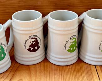(4) Beer Steins