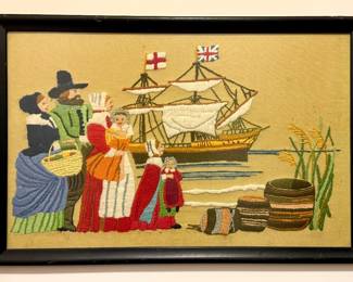 "Pilgrim" Needlepoint