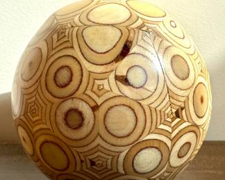 Artisan Crafted Wood Sphere