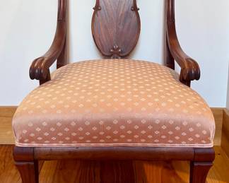 Vintage Armchair with Paw Feet