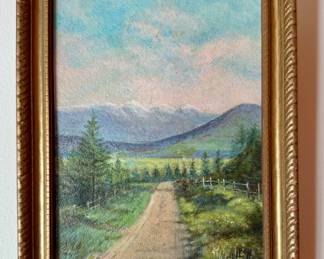 Oil on Canvas, Signed B.M. Bradford