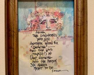 Framed Inspirational Art Print