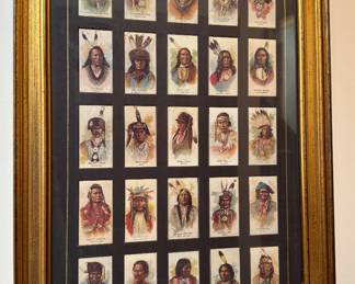 Celebrated Indian Chiefs 1888/89 Reproduction Tobacco Cards