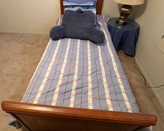 Twin bed with New Mattress.  *available for pre-sale*
