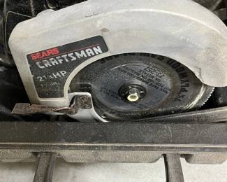 Sears Craftsman 7 1/4 " Circular saw, with case, used but works great!