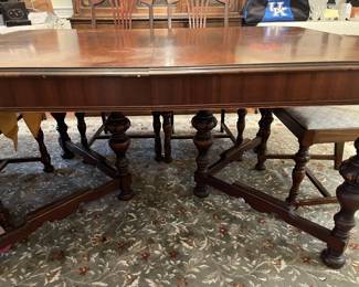 A view of the base of this lovely well loved piece...