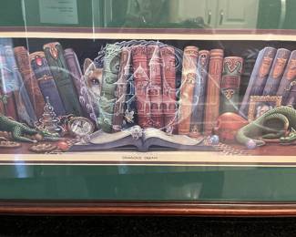 Randal Spangler signed and numbered Dragon prints!  These are adorable!  We have two!  Beautifully framed and lovely!